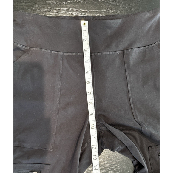 DULUTH TRADING CO Womens Small Black Pants Pull-On w/ Zippered Pockets Stretch - Picture 8 of 12